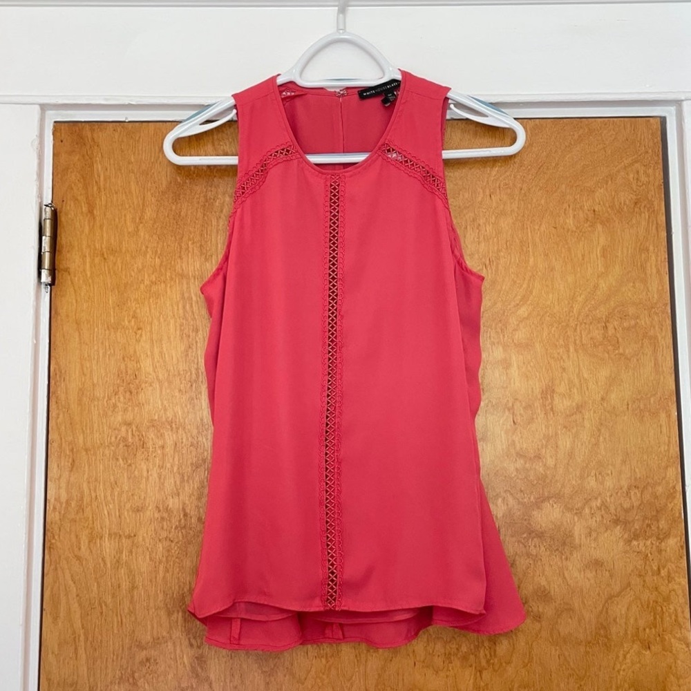 WHBM Dusty Orange Blouse